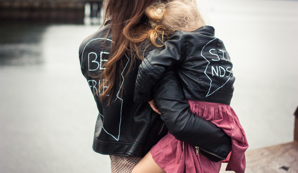 DIY Mommy and Me Matching Best Friends Jackets