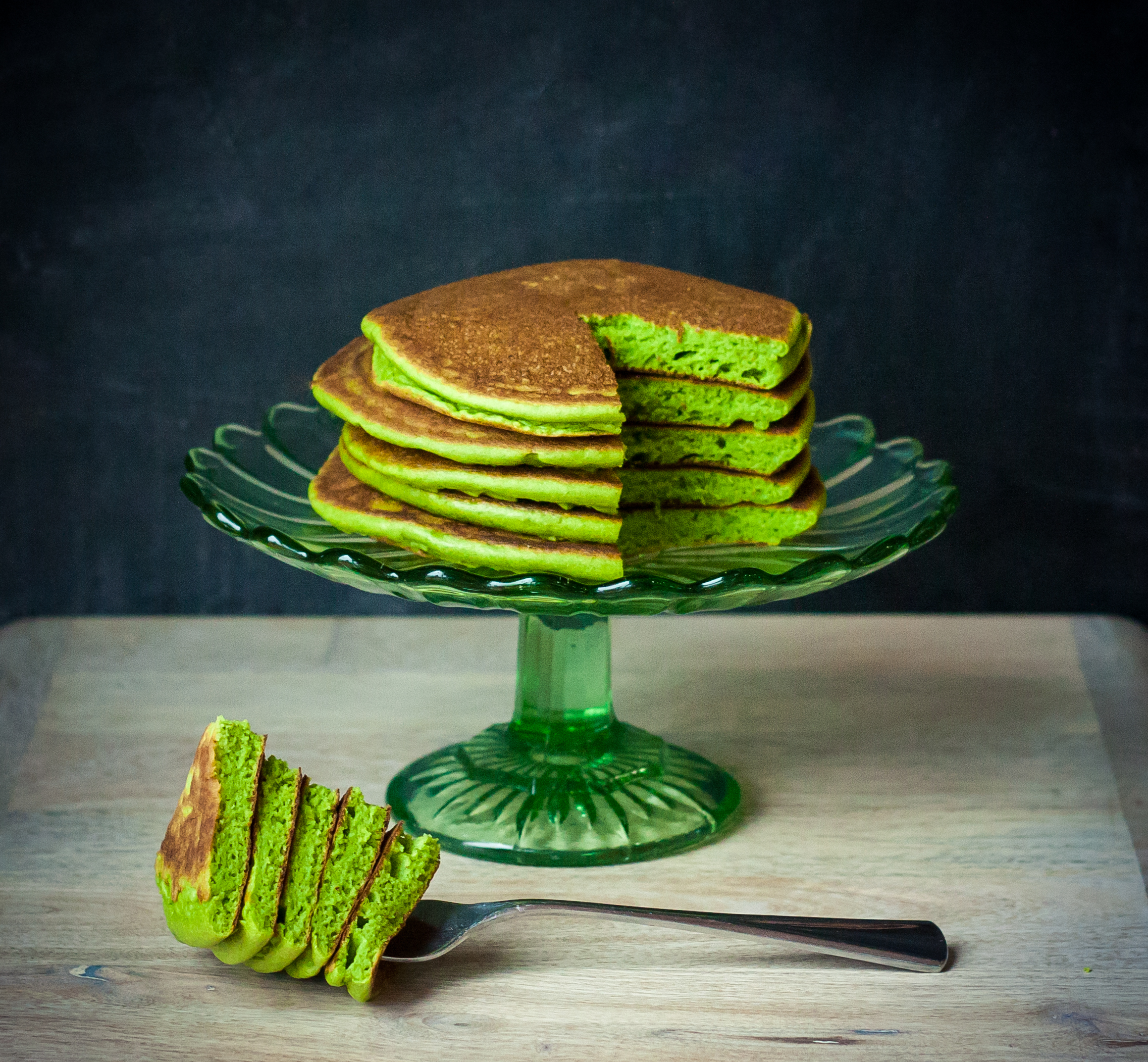 St. Patrick's Day Green Paleo Pancakes