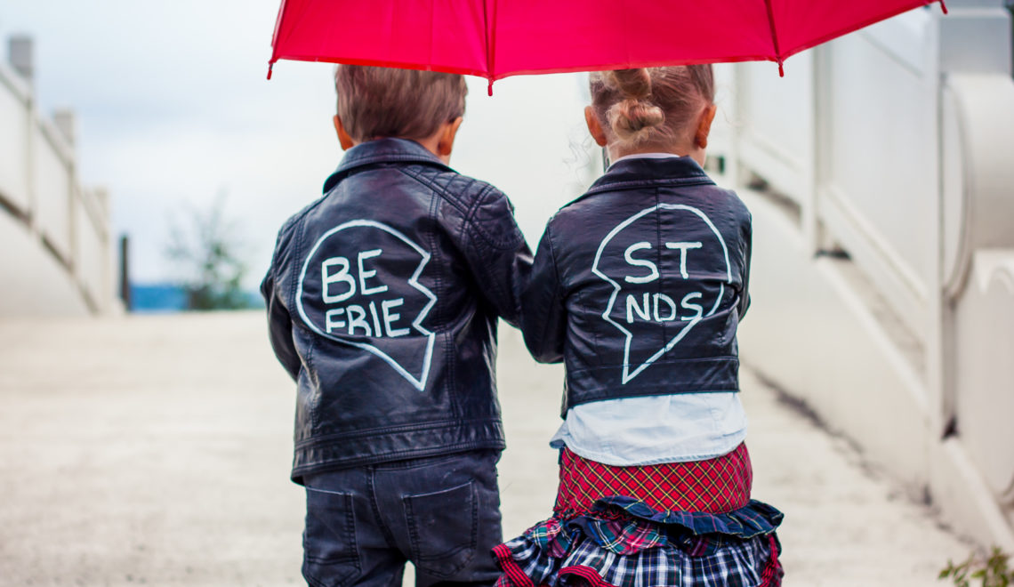 DIY Boy Girl Twins Best Friends Jackets {NYFW Inspired}