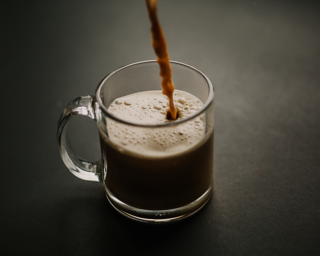 Dairy free toffee caramel collagen latte