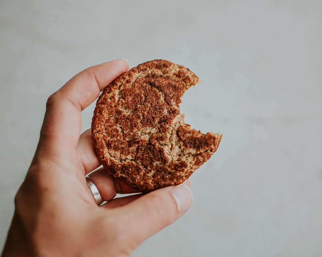 Soft and chewy paleo snickerdoodles