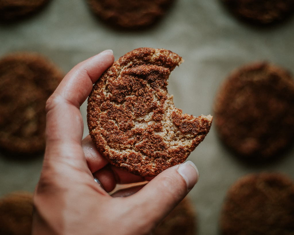 soft and chewy perfect paleo snickerdoodles